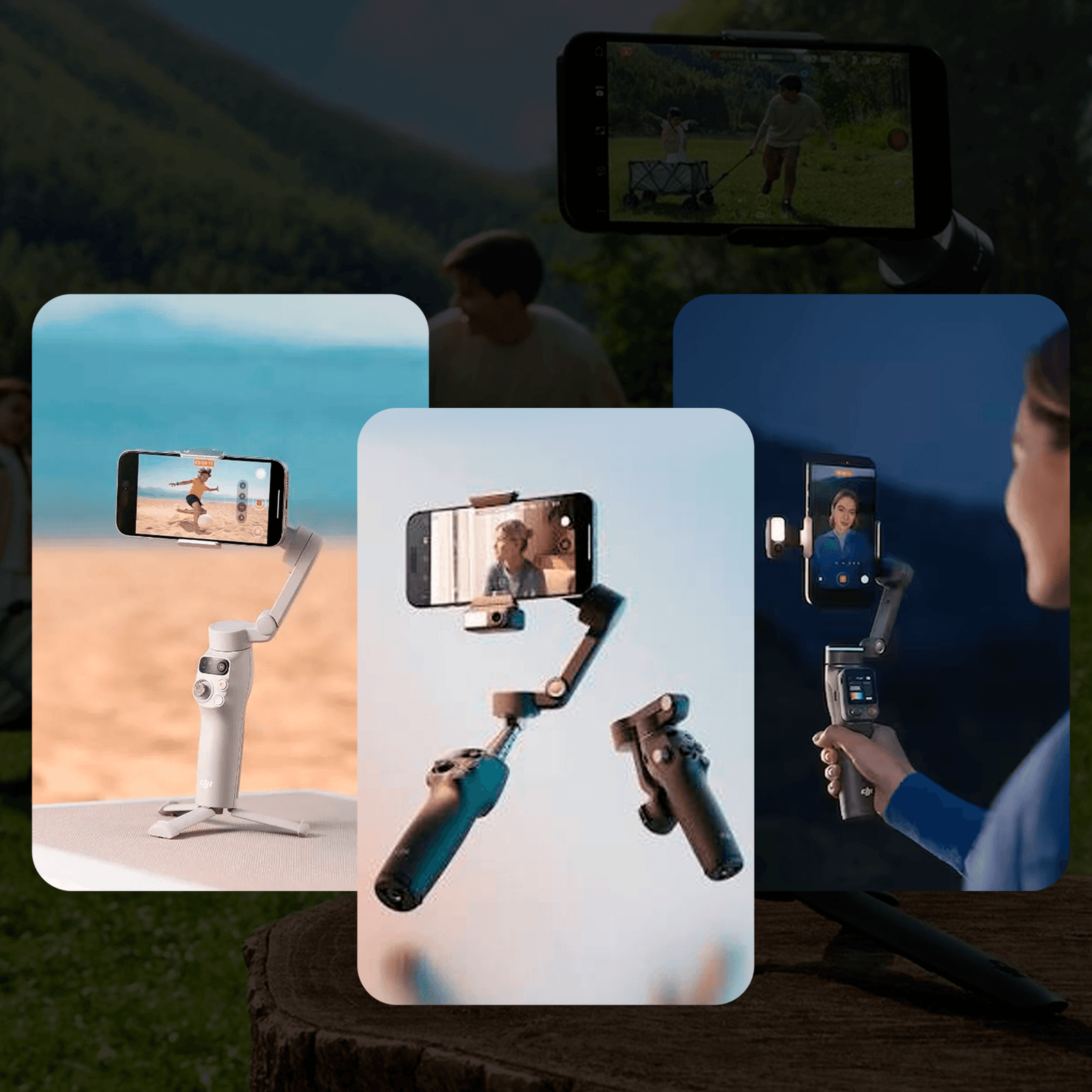 Estabilizadores e gimbals para celular e câmera